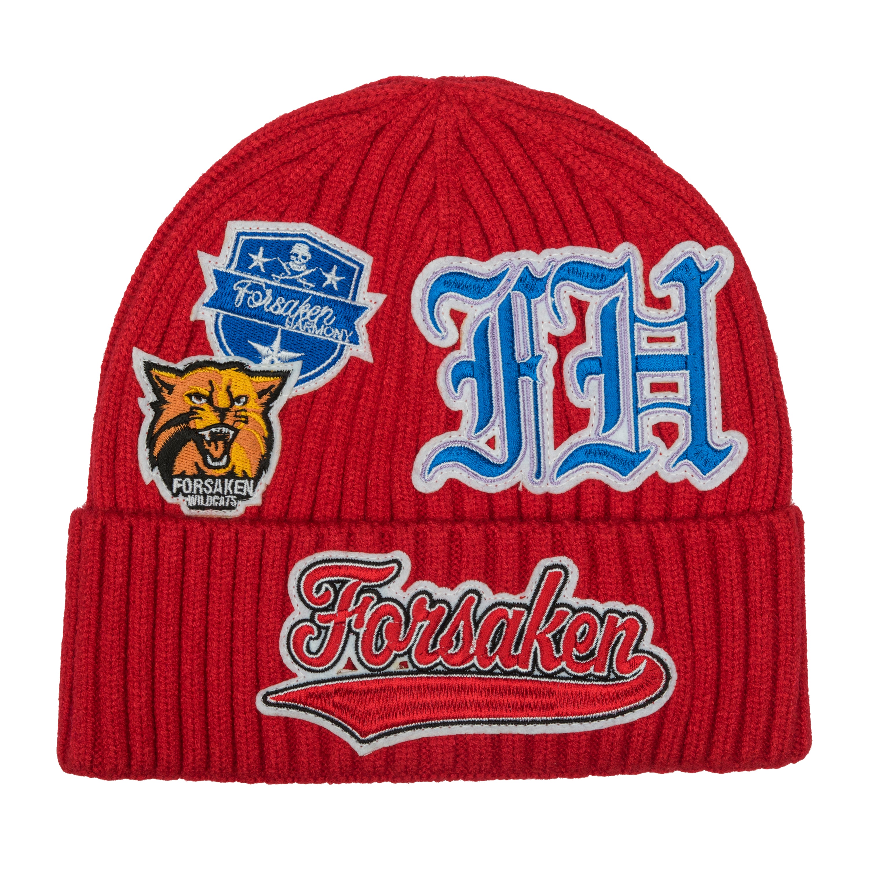Red FH Knit Beanie
