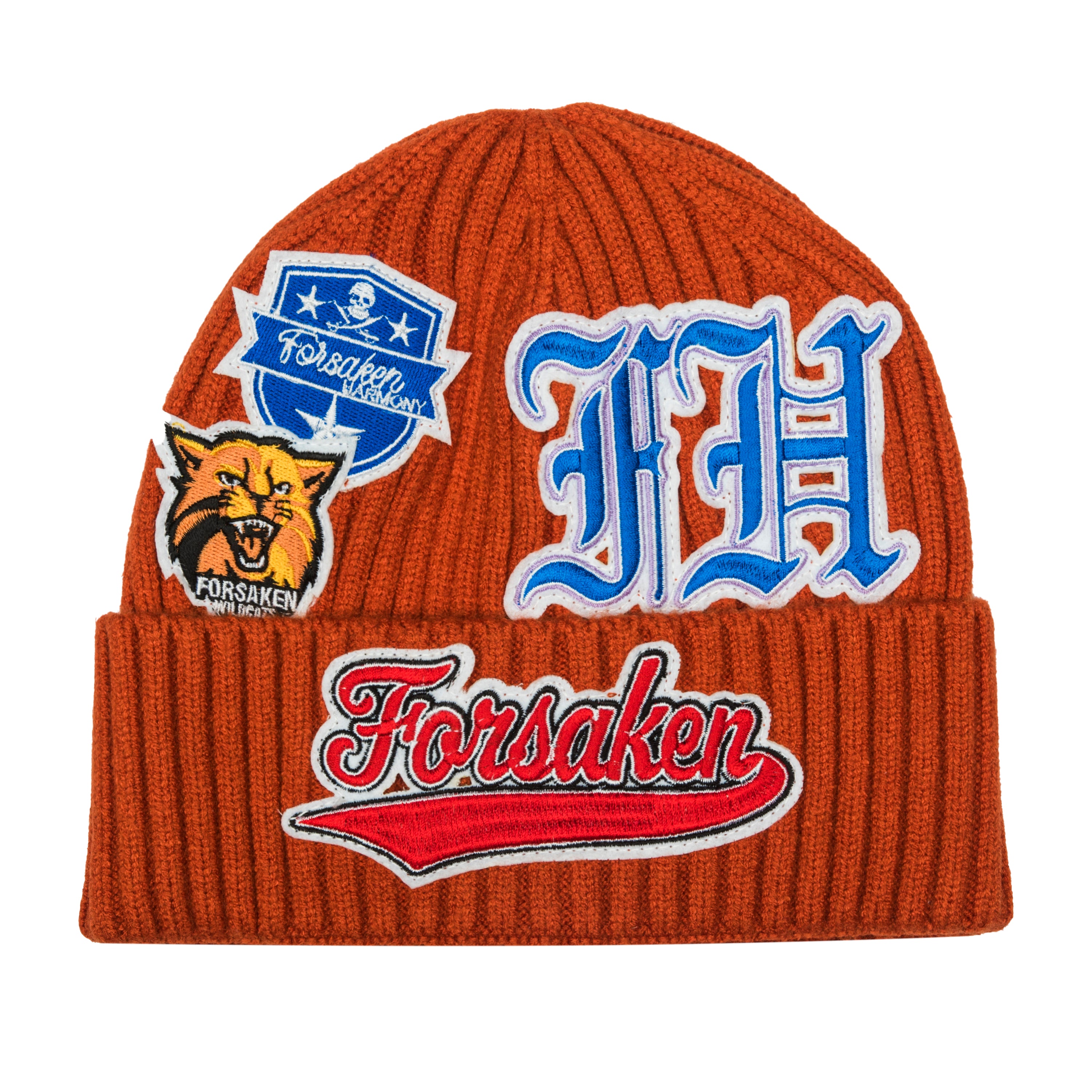 Orange FH Knit Beanie