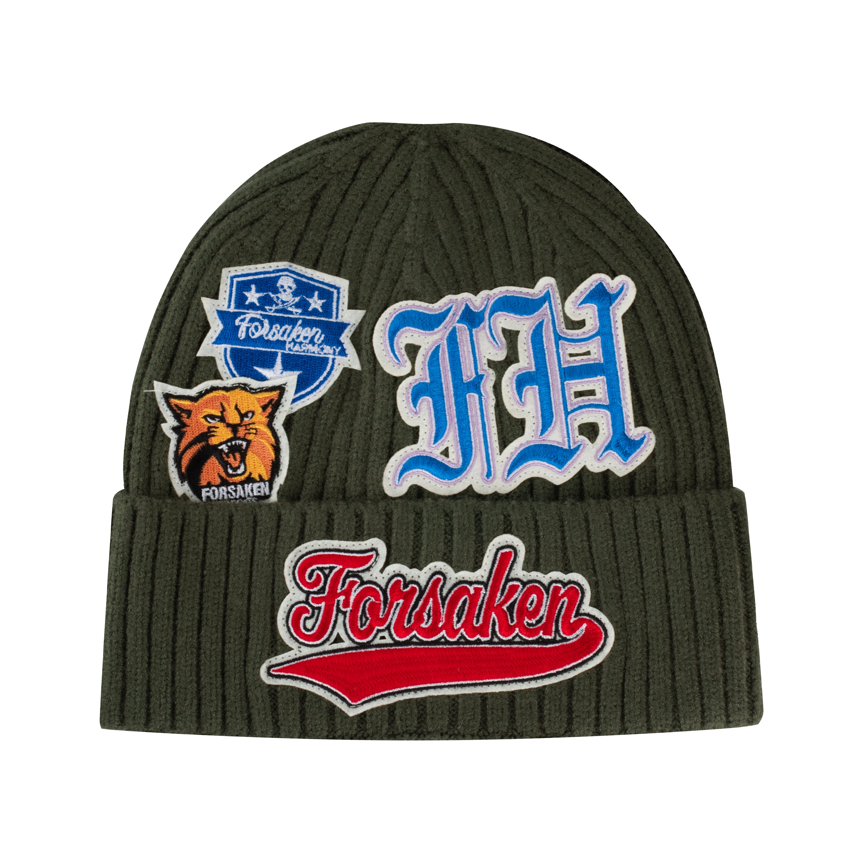 Army Green FH Knit Beanie