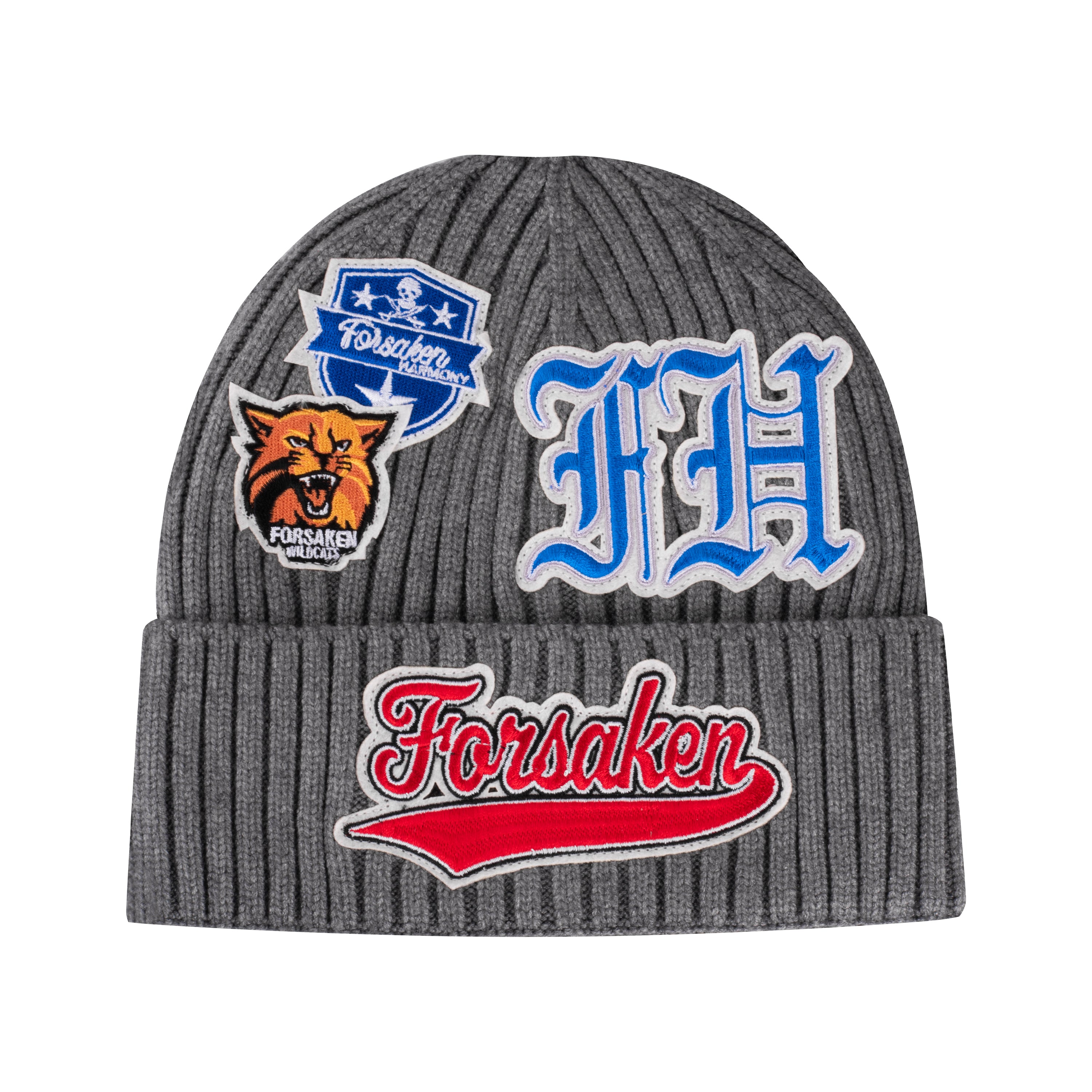 Grey FH Knit Beanie
